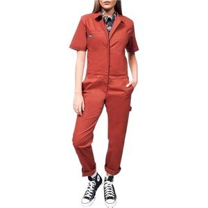 NEW Wildfang THE ESSENTIAL COVERALL In Cinnamon Size Medium $168